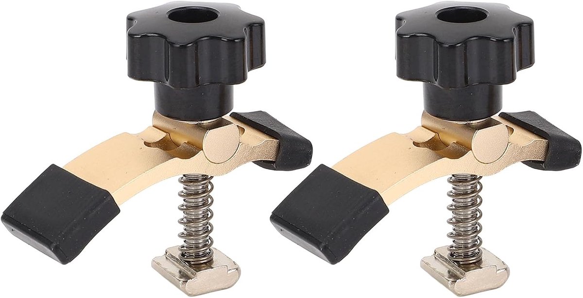 IMstore Retaining Clamp - Aluminium Drukplaat Klem - Sterke Duurzaamheid - 65mm Lengte - Perfect voor Router en Boormachine - Ideaal voor 301...