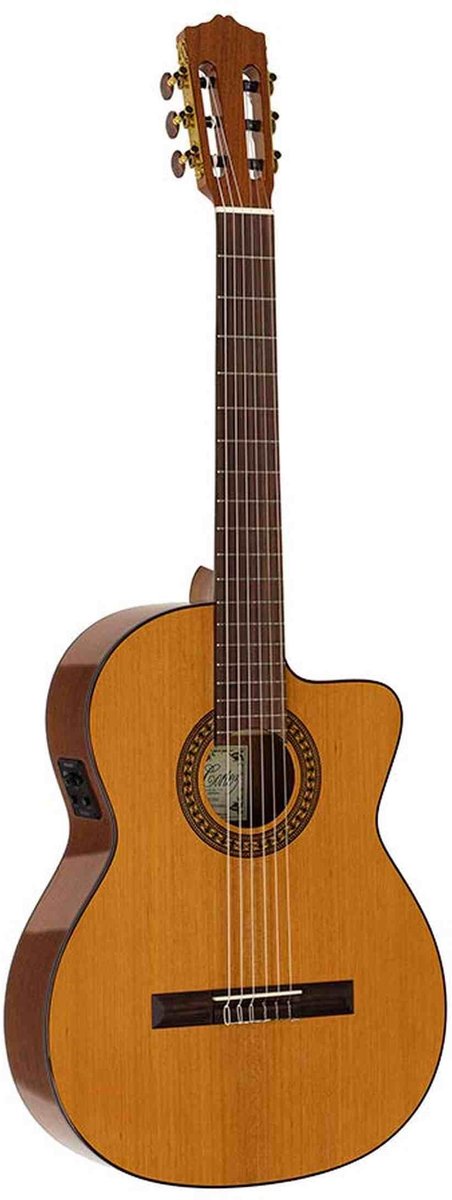 Klassieke gitaar 4/4 Salvador Cortez Solid Top Artist Series CC-22CE Elektrisch-Akoestisch