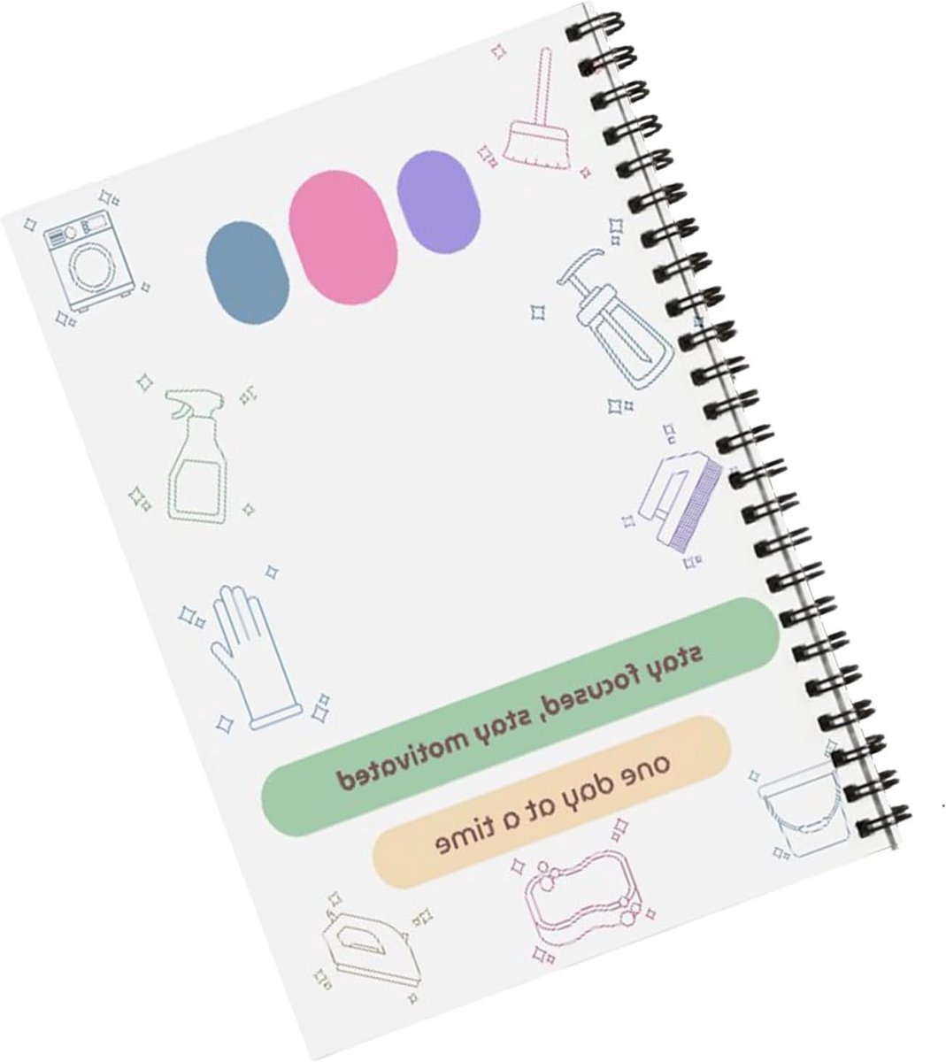 Huishoudelijke Planner - Reinigingsschema - Huis Organiseren - Onderhoudsvriendelijk - 21 x 14 cm - Enkele attribuut