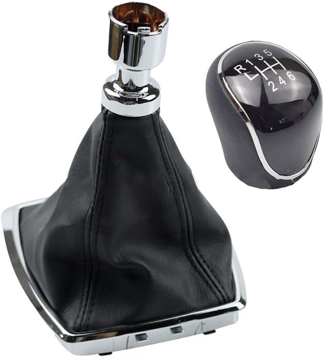 Chrome plated gearshift lever 6 speed + insert for Ford Kuga CMax Improve the interior of your vehicle - ShopVlot