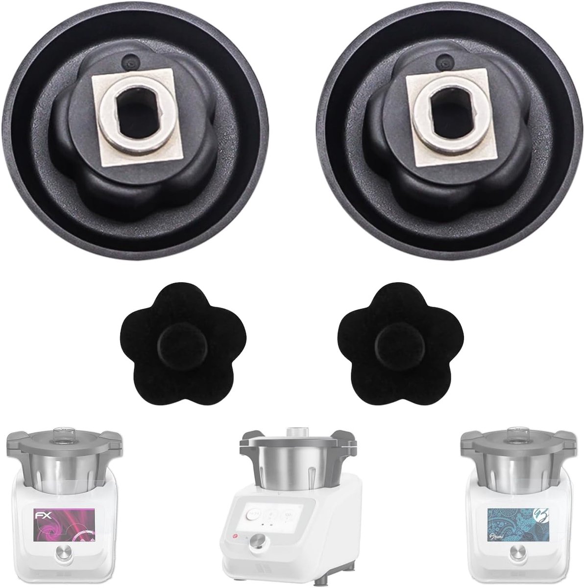 Coupling Monsieur Cuisine - 2 stuks - hoogwaardige materialen - eenvoudig te installeren - ShopVlot