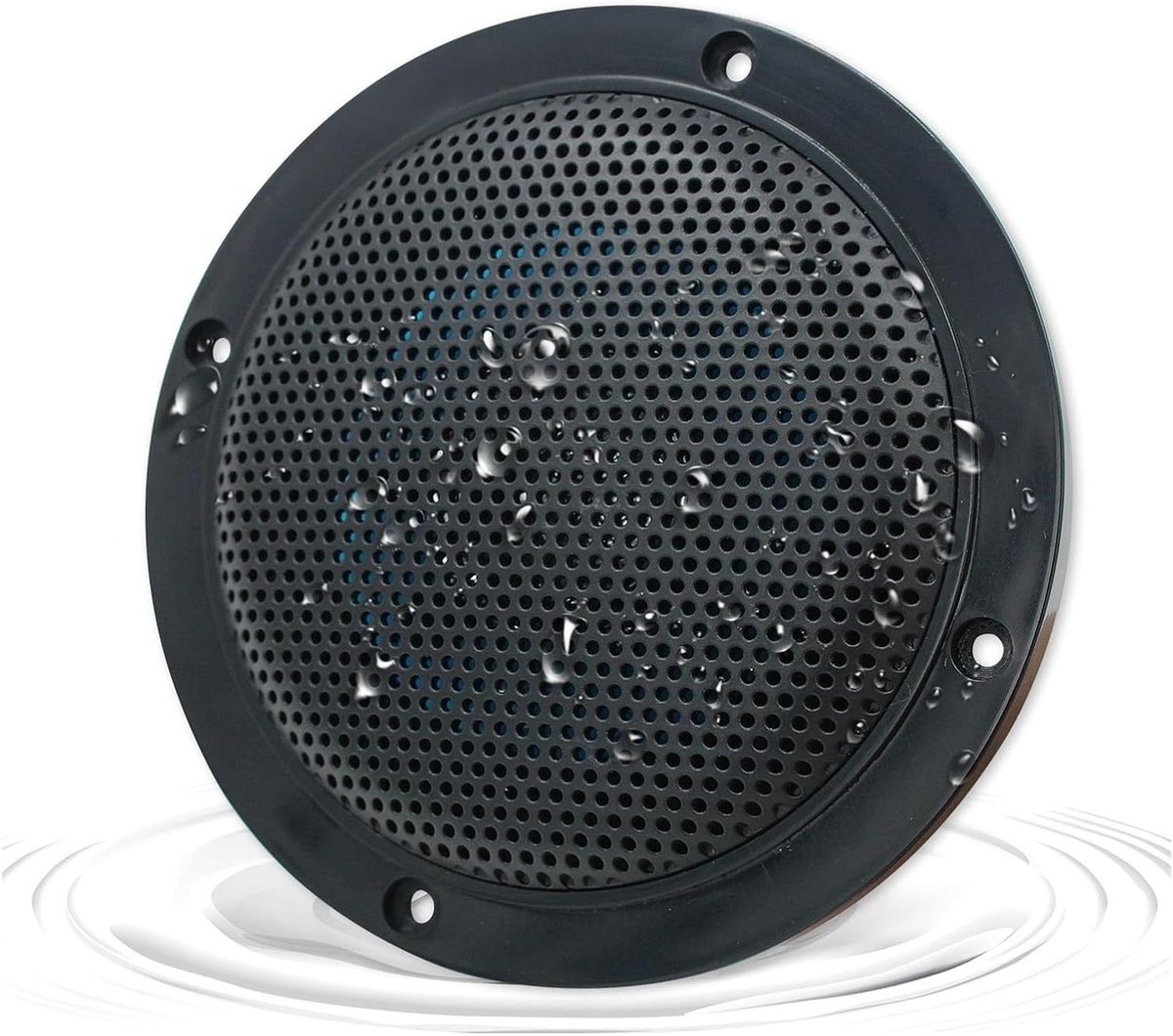Waterdichte Marine Stereo Speakers - Boot Geluidssysteem - Muziek Luisteren Buiten - Marine Grade IP66 Certificering - 4 inch - Zwart