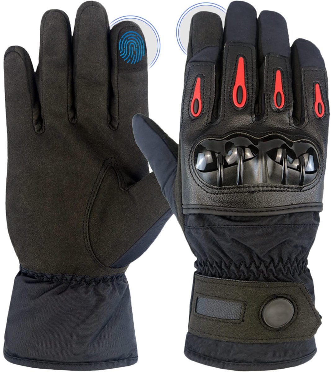 Omgoods - Winter Waterproof Motorrijhandschoenen met Touchscreen