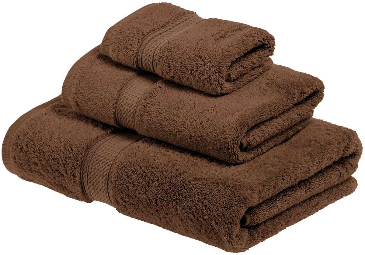 Omgoods - Egyptisch Katoenen Handdoekenset 3 Delig Badlaken Handdoek Waslap 900 GSM