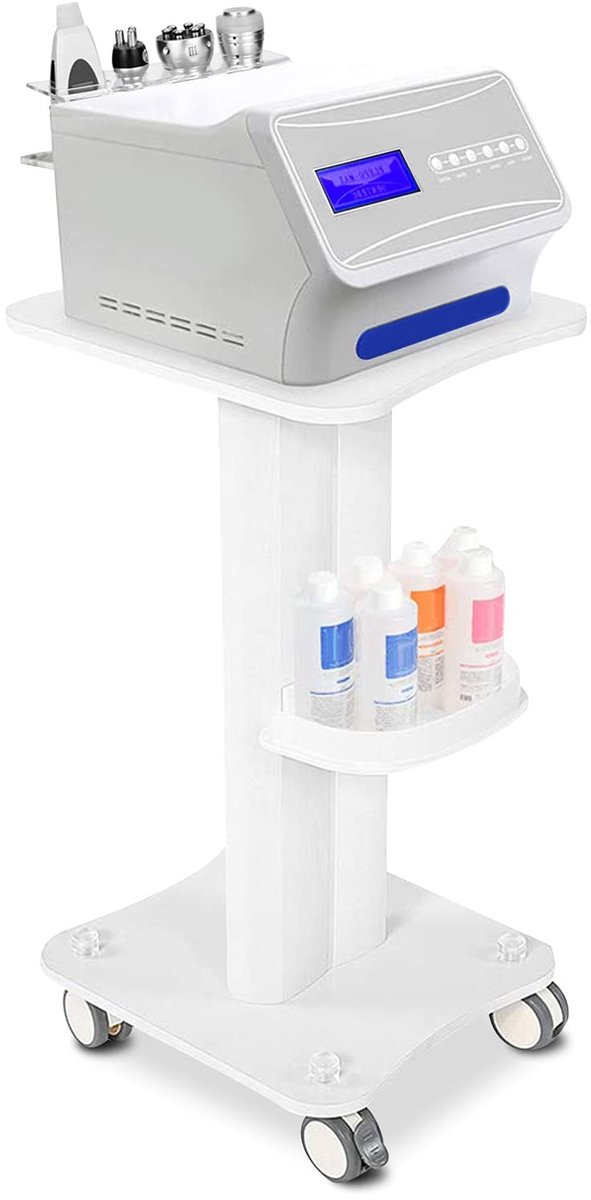 Draagbare Salon Cosmeticawagen met Opbergruimte en Wielen