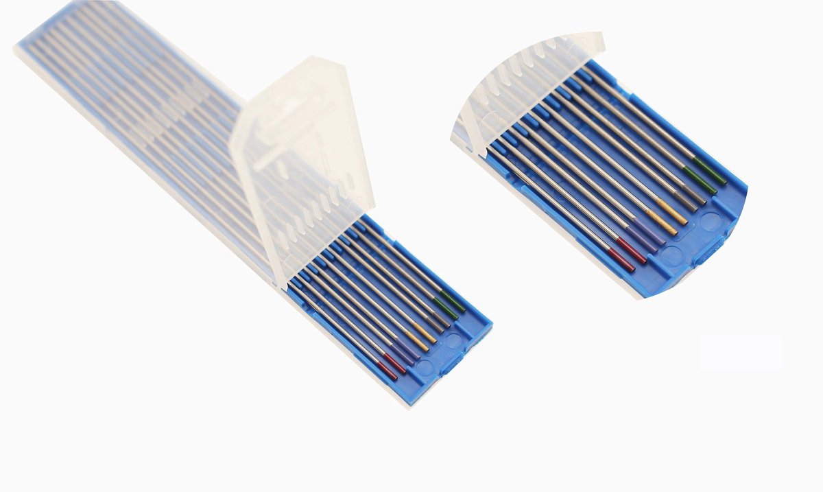 Omgoods - 10 Stuks Tungsten Elektroden 2.4mm x 175mm