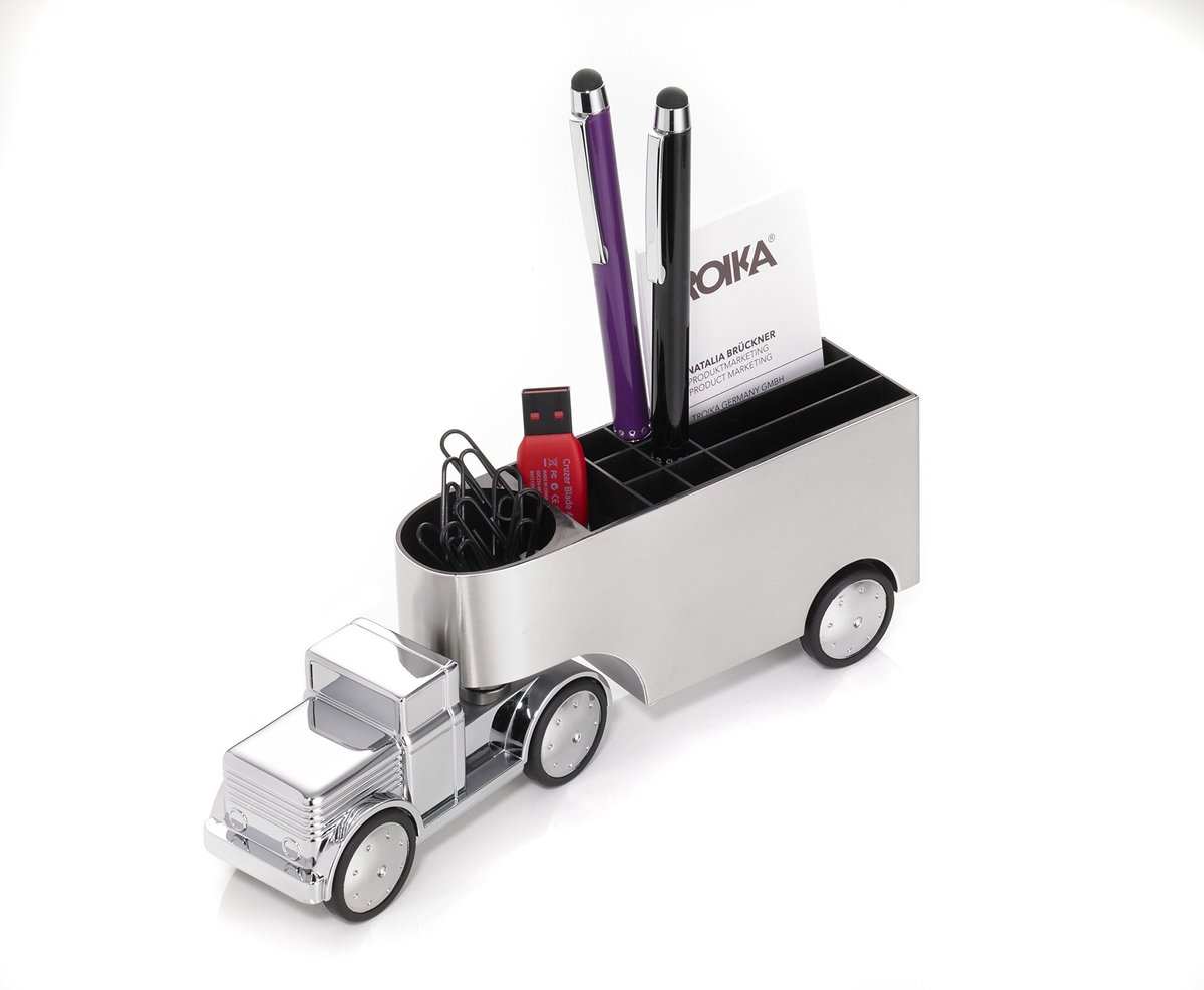 Omgoods - Papercliphouder met Magneet en Vrachtwagenontwerp