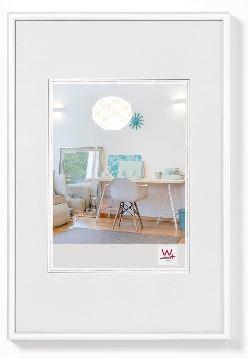 Omgoods - Design Foto Frame Wit 50 x 60 cm - Hoogwaardig Plastic
