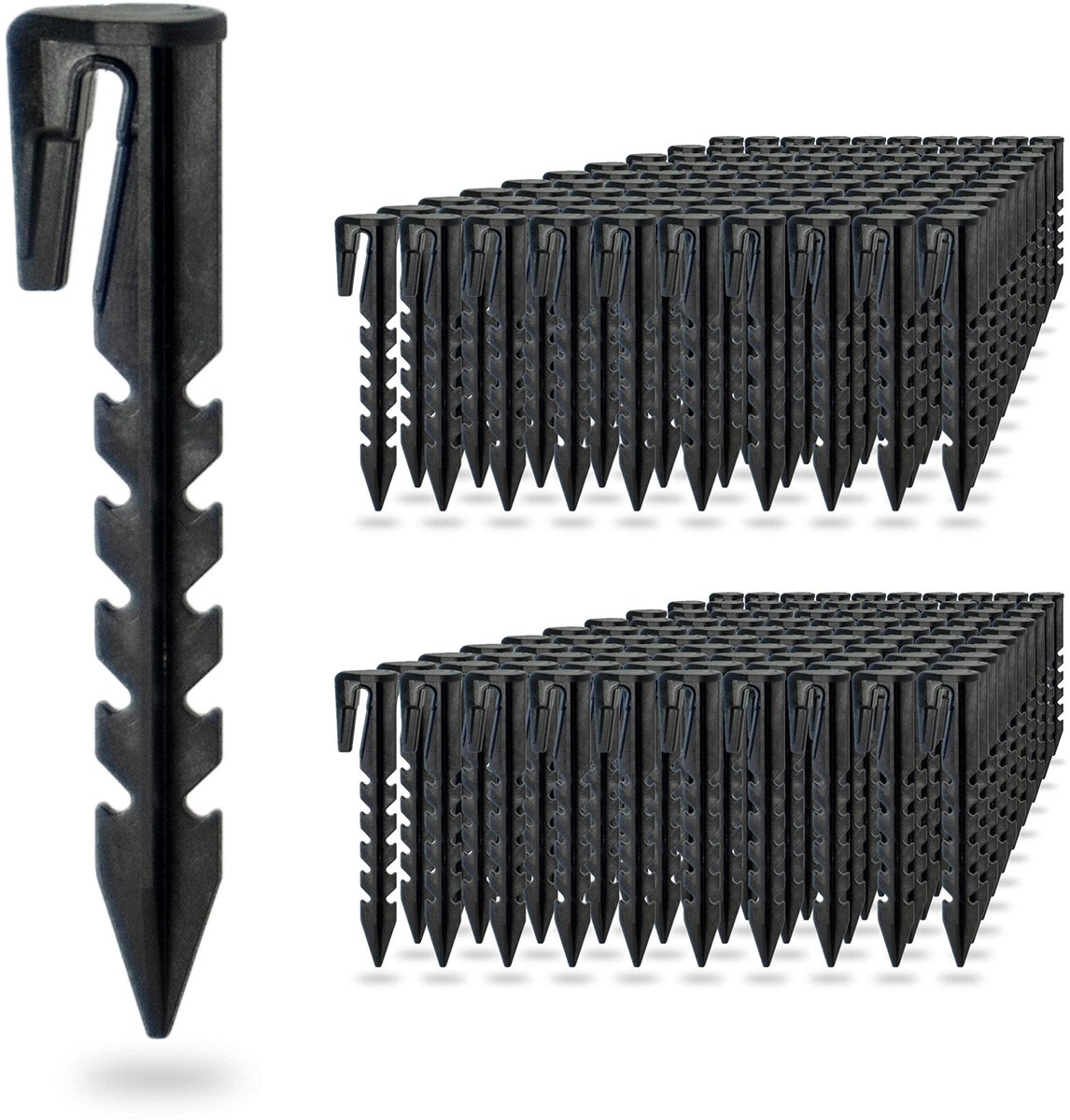 Omgoods - 200 Stuks Grondankers voor Robotmaaier en Tuinaccessoires