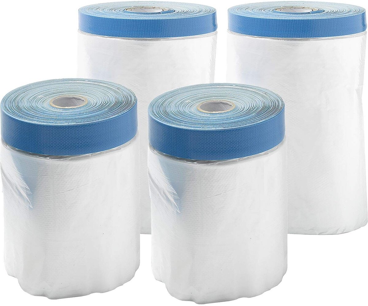 Omgoods - Set van 4 UV Verfmaskers met Plakband in Diverse Maten