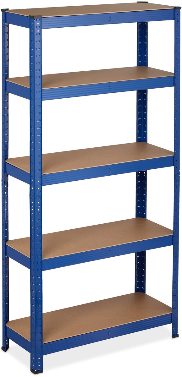 Omgoods - Metalen Opslagkast 150 x 75 x 30 cm voor Garage en Kelder