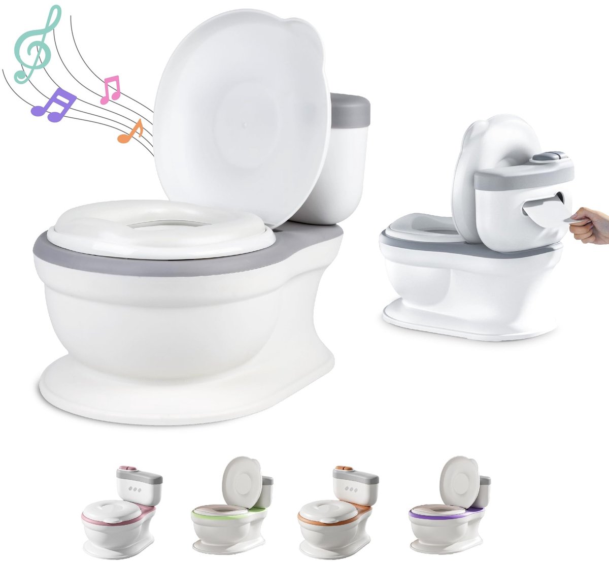 Omgoods - Baby Potty met Geluid voor Makkelijk Potty Training