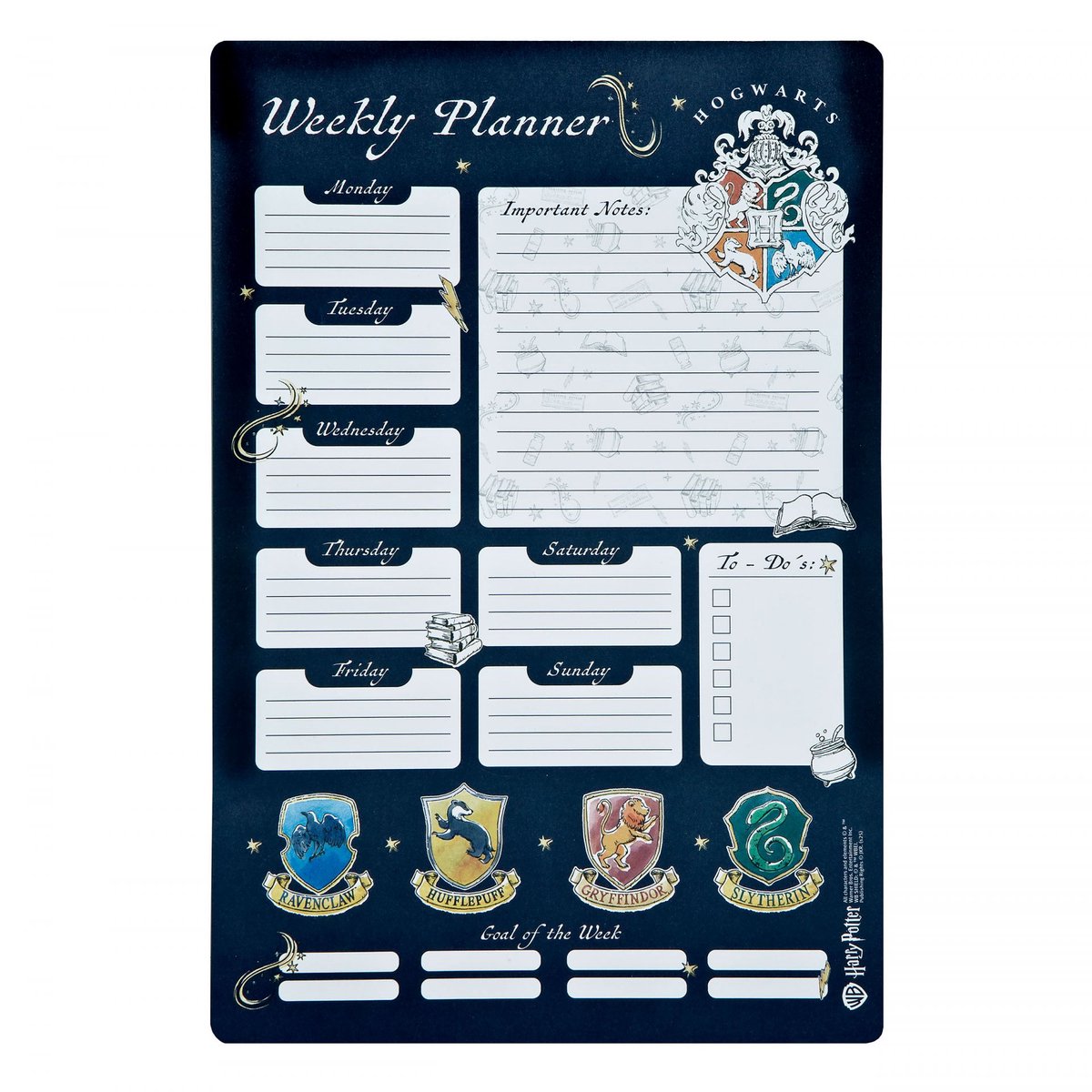 Harry Potter weekly planner - weekplanner