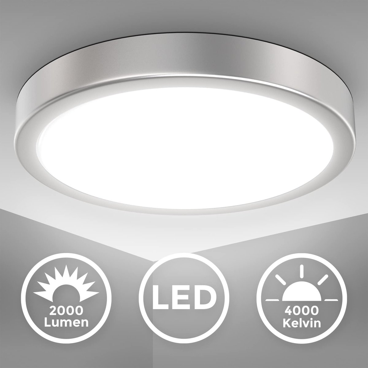 Omgoods - 18 W LED Plafondlamp met Neutraal Wit Licht