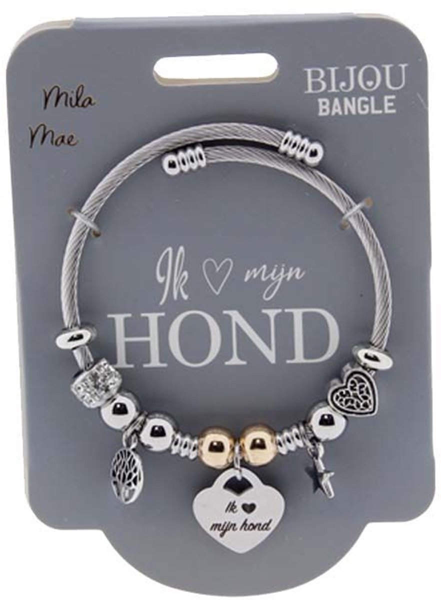 Ik [hart] mijn HOND - Armband