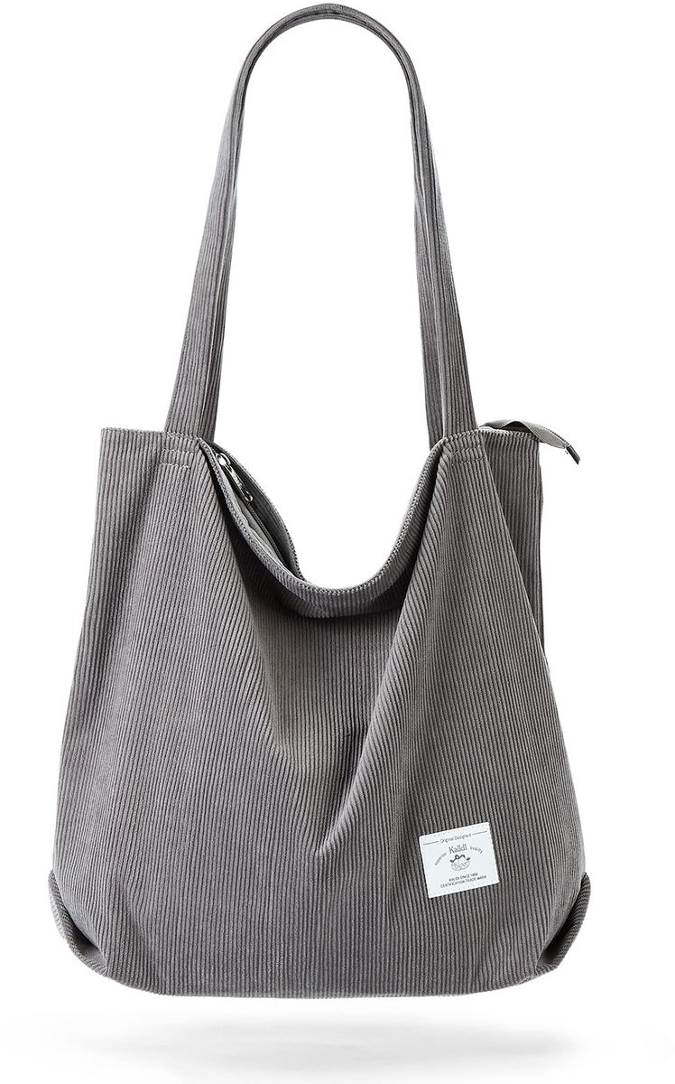 Omgoods - Grote Corduroy Tote Bag voor Vrouwen en Meisjes