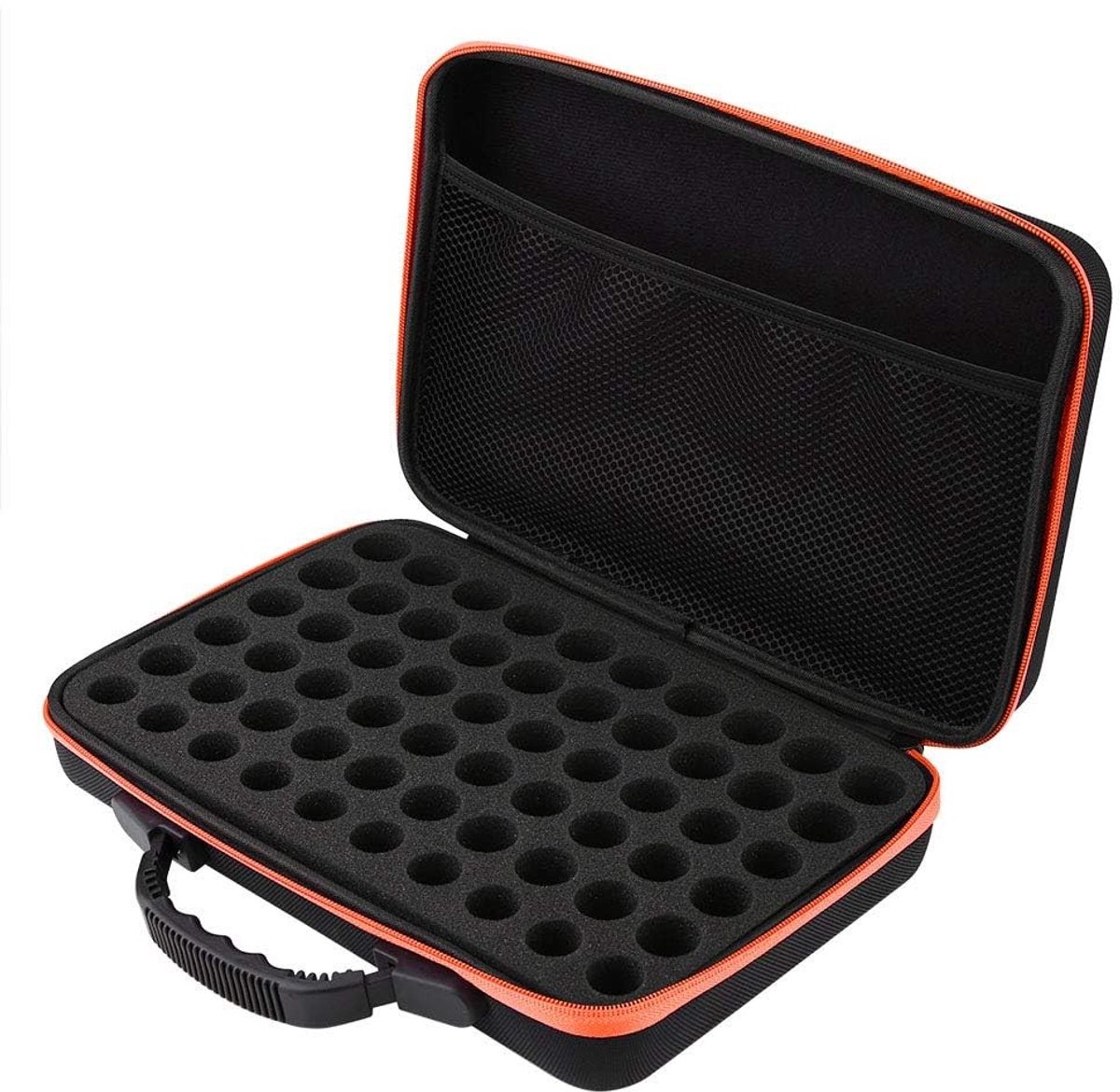Omgoods- Opbergdoos Grote Capaciteit - EVA Kunststof - Waterdicht - Organizer - Draagtas voor 60 Flessen - Afmetingen 31x22,5x7,7 cm - Opbergtas