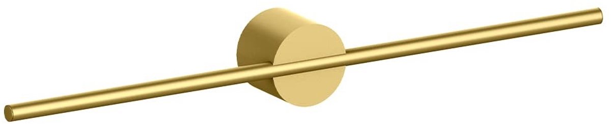 Omgoods - Verstelbare Handdoekhouder 40cm - Goud Geborsteld Aluminium Wandmontage
