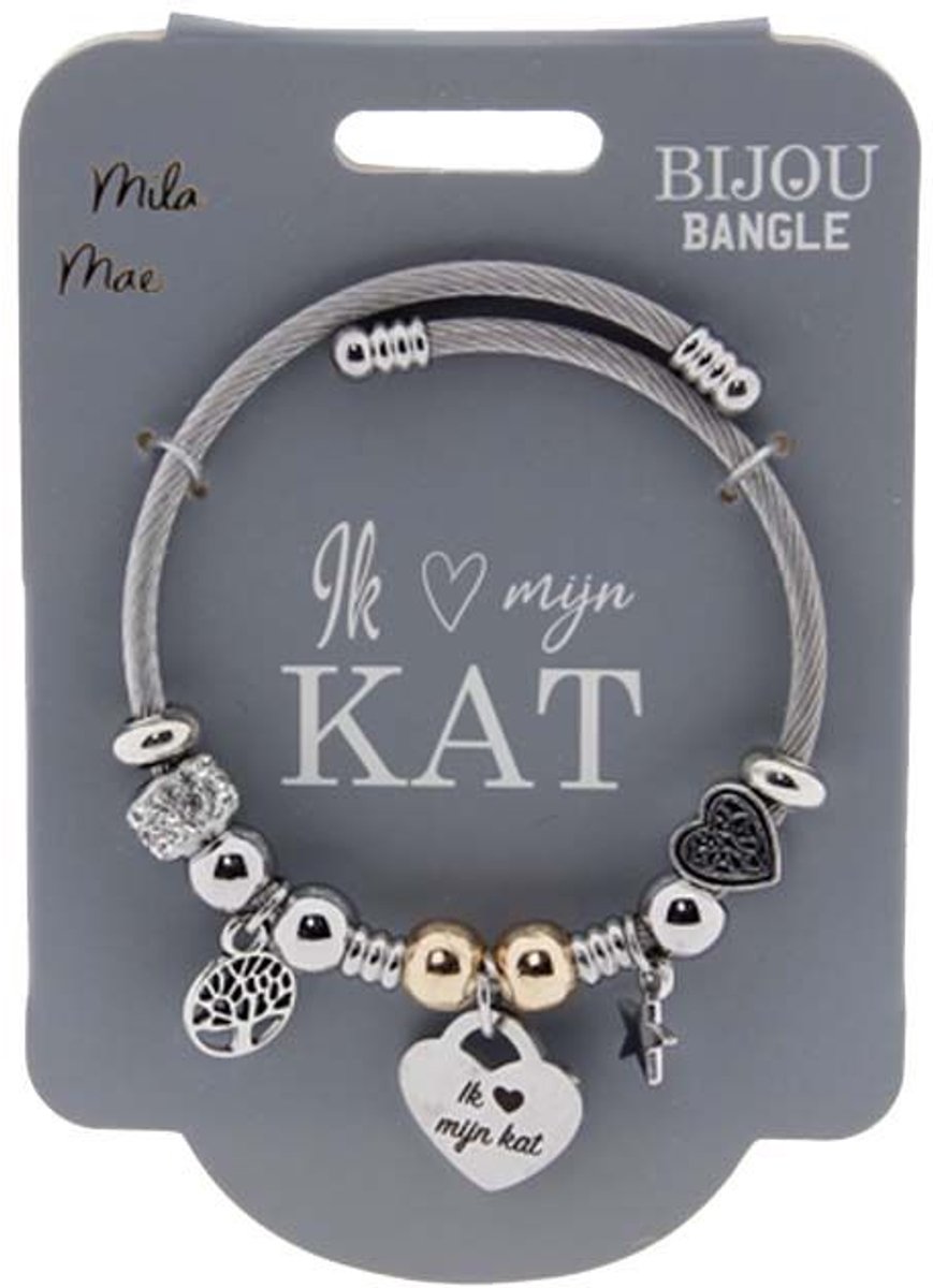 Ik [hart] mijn KAT - Armband