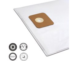 Omgoods - 10 Stuks Stofzuigerzakken voor Nilfisk Multi II 30 T Inox
