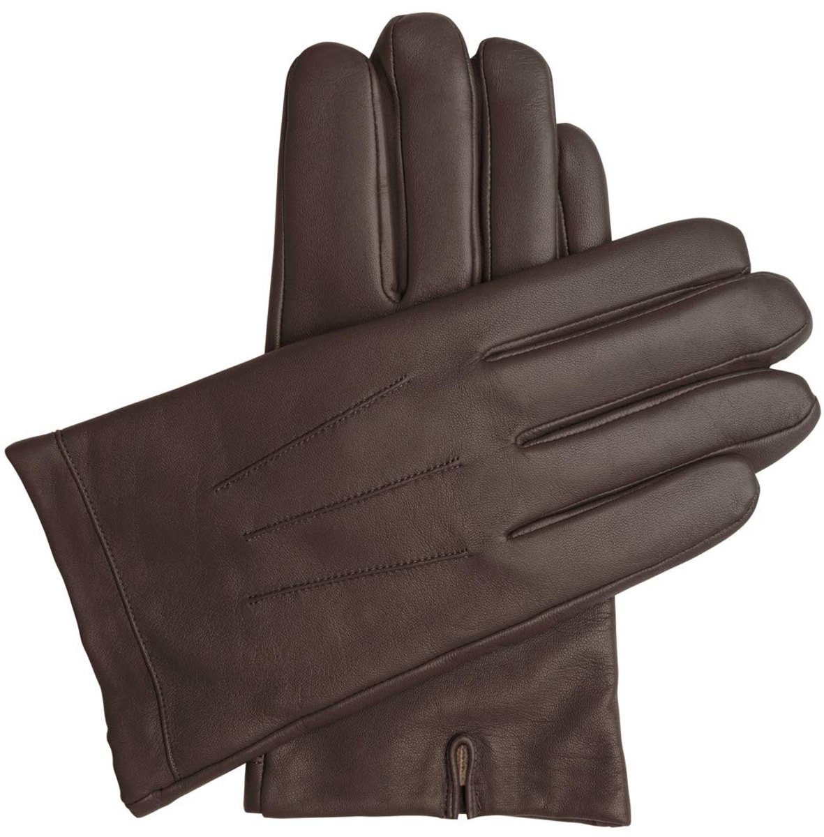 Omgoods - Leren Handschoenen met Cashmere Voering voor Mannen