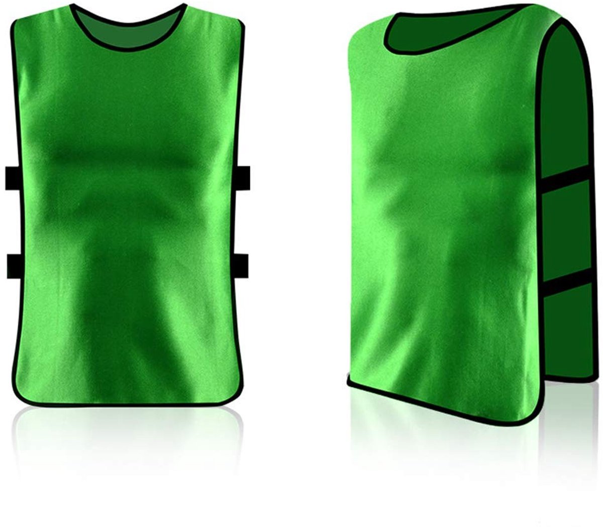 Omgoods- Trainingsvesten 12-pack - Voetbalhesjes/Scrimmagevesten - Oefenvest voor Teams - Sportvesten voor Basketbal/Volleybal - Afmetingen 32x23x10 cm - Geschikt voor Kinderen/Jongeren/Volwassenen - Sporthesjes