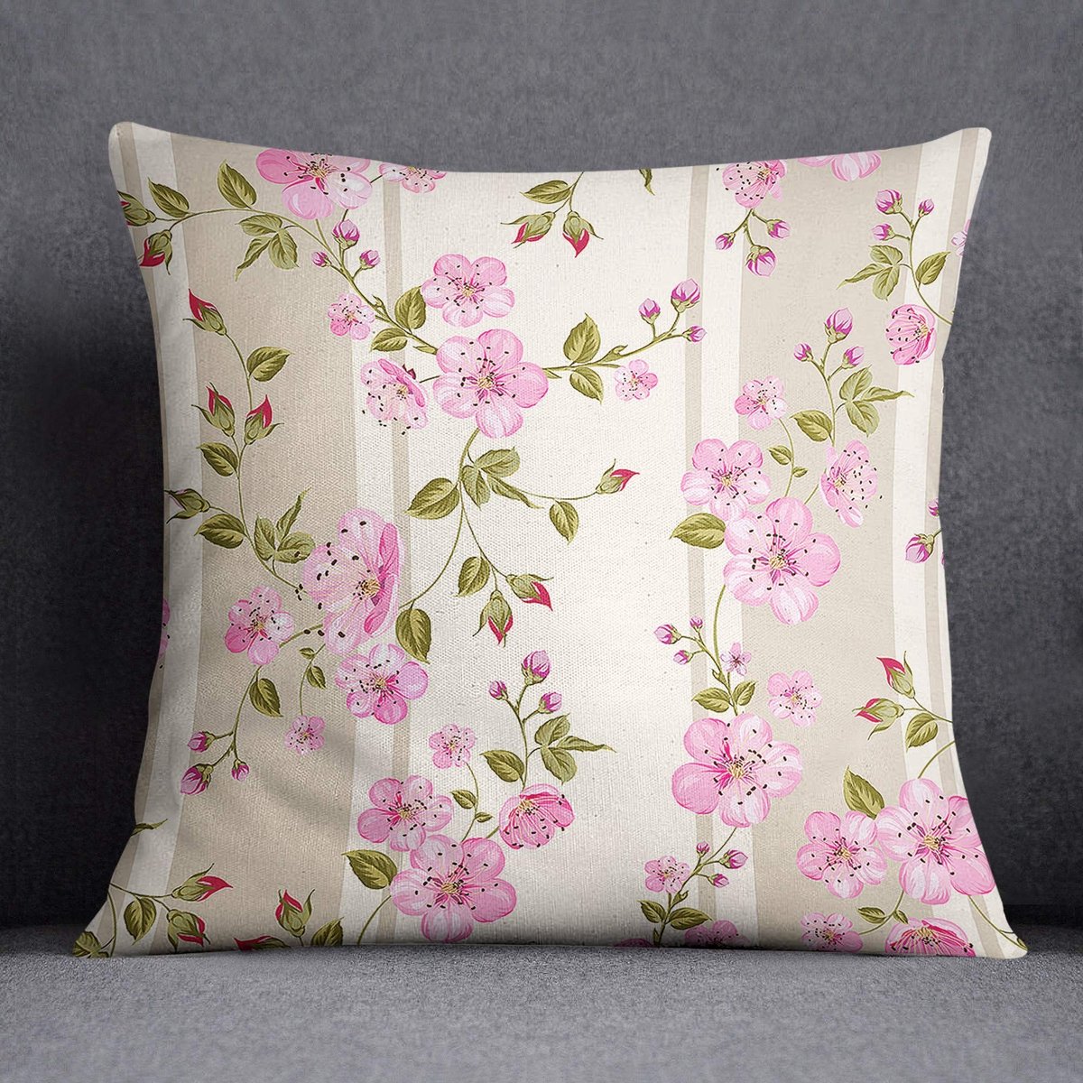 Omgoods - Decoratieve Kussenhoezen 45x45cm van Katoen met Rits