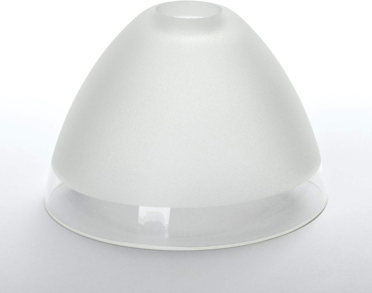 Omgoods - Vervangend Glas Lampenkap Mat Transparant 95 mm