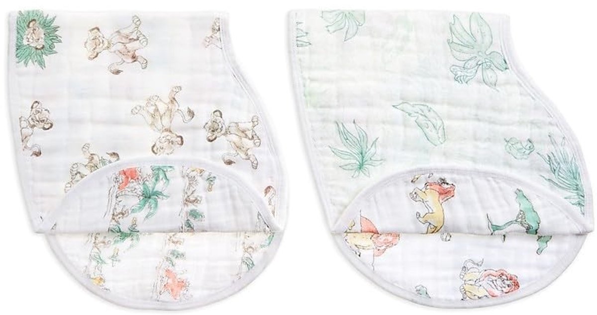 Omgoods - 100% Katoenen Burpy Bib voor Baby's, 2-Pack