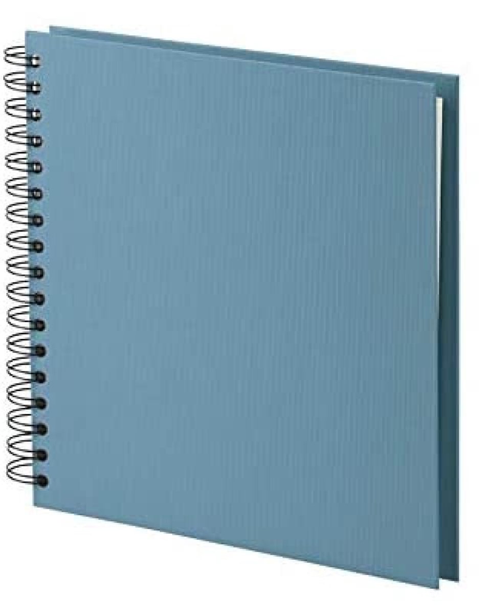 Omgoods - Fotoalbum met Denim Wire-O Binding, 230 x 230 mm, Off White