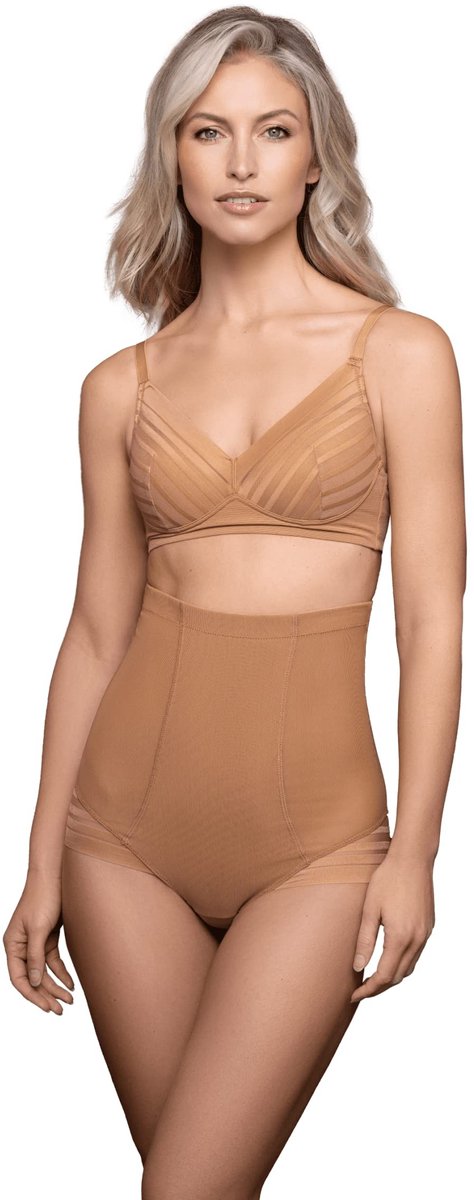 Omgoods - Powermesh Shapewear Briefs met Hoge Taille voor Vrouwen