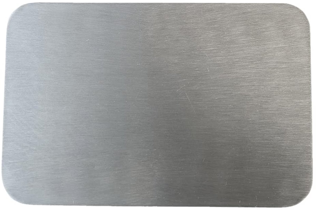 Omgoods - Ovalen Kaarsenhouder van RVS met Mat Afwerking 17x12 cm