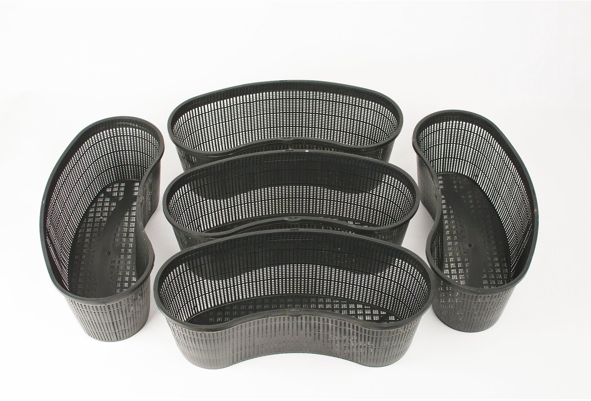 Omgoods - Set van 5 Plantenmanden voor Waterplanten