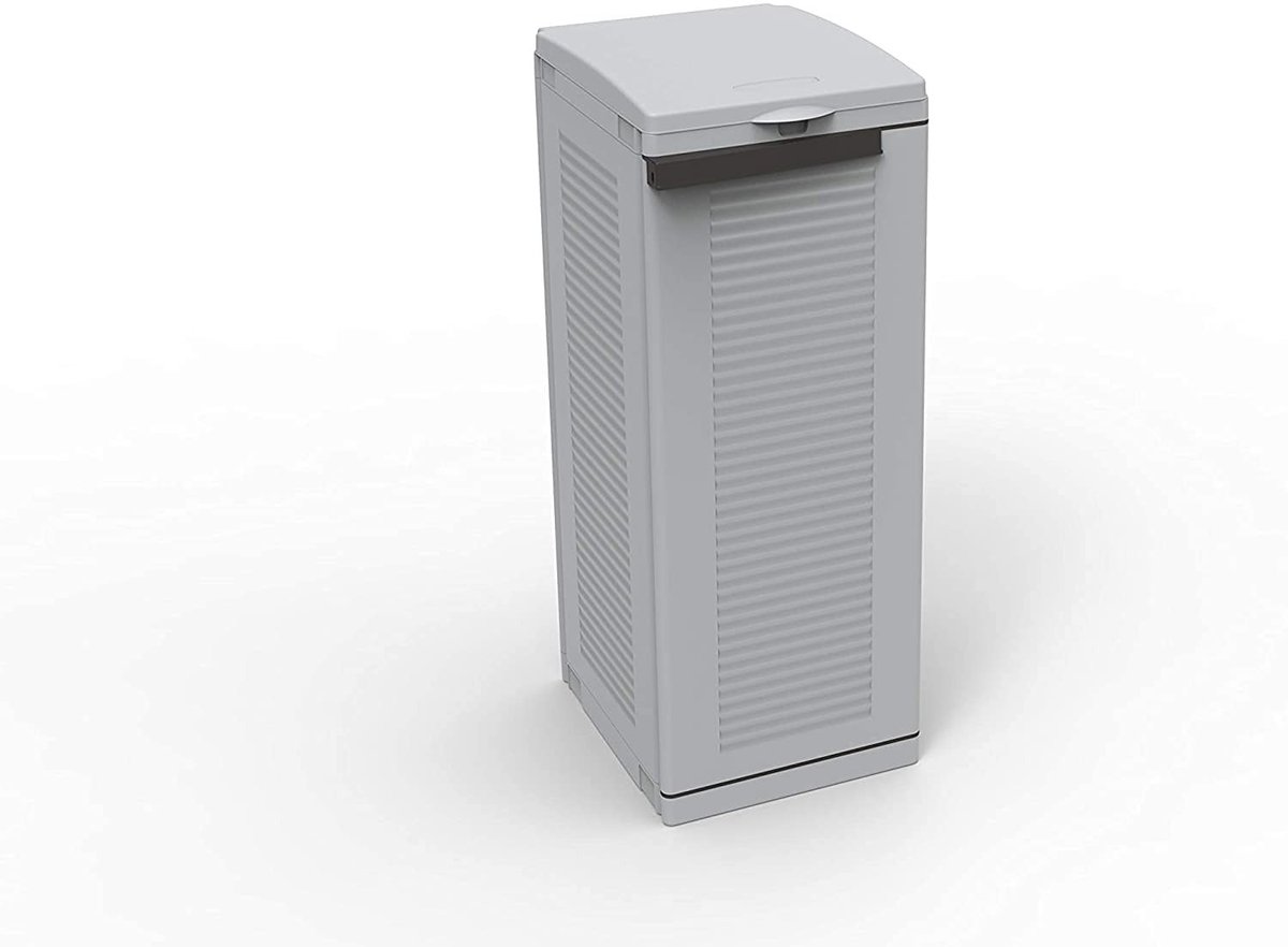 Omgoods - Plastic Afval Scheiding Box voor Binnen en Buiten, 34.5 x 39 x 88.5 cm