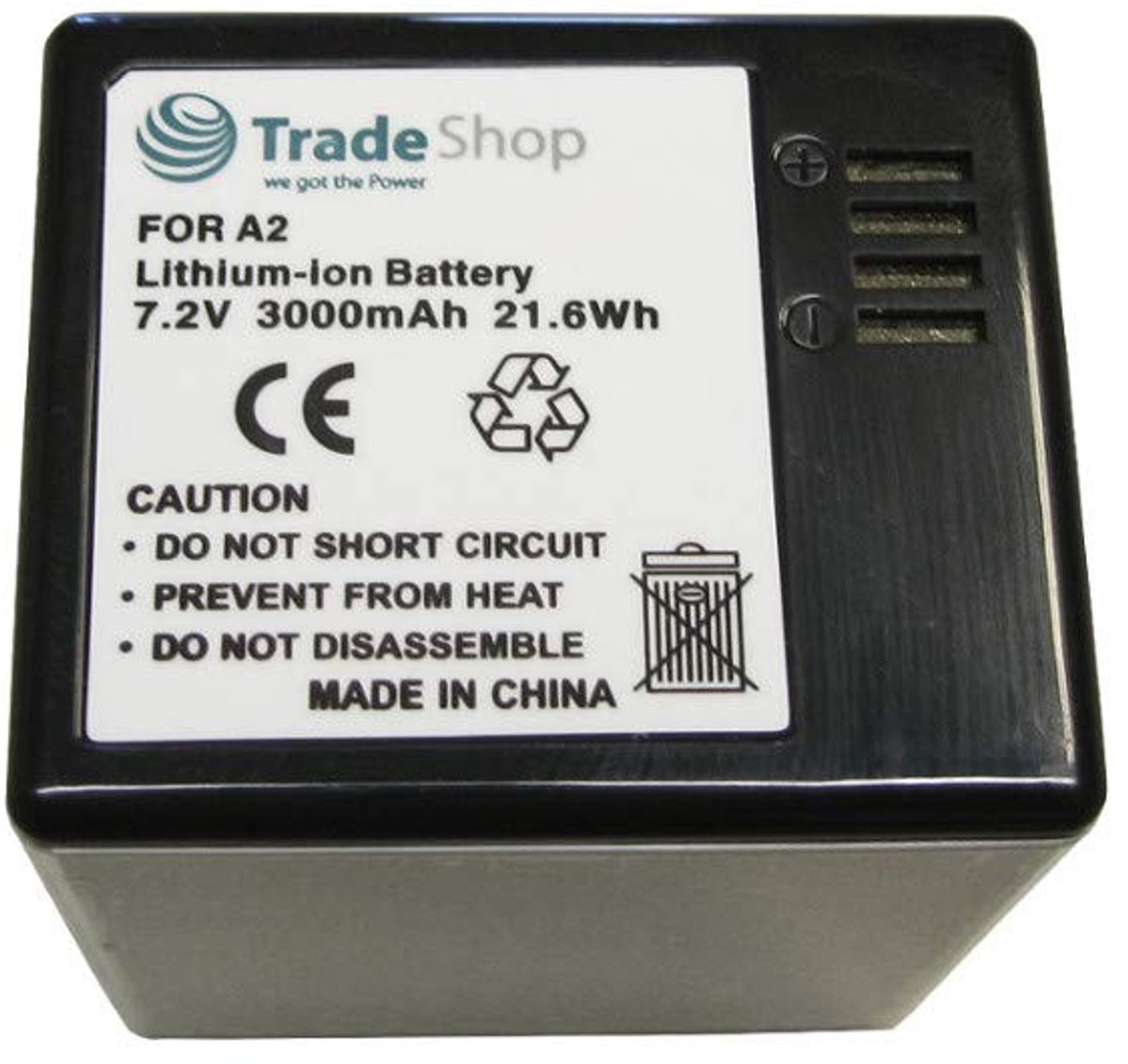 Omgoods - Set van 2 Li-Ion Batterijen voor Beveiligingscamera