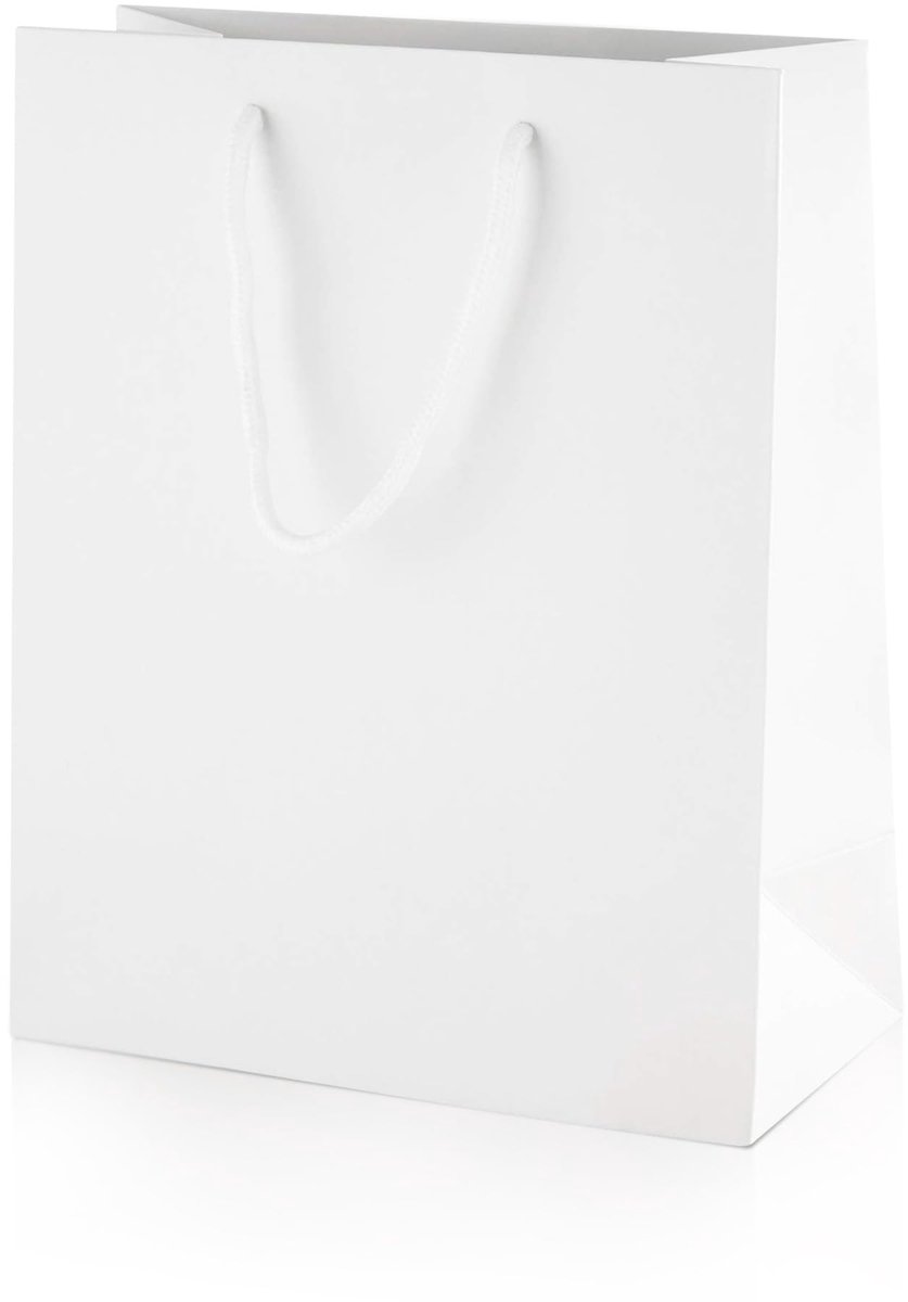 Omgoods - Luxe Witte Geschenktassen Set van 30 Stuks