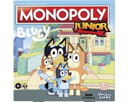 Monopoly Junior: Bluey-editie, bordspel voor kinderen vanaf 5 jaar Franse editie