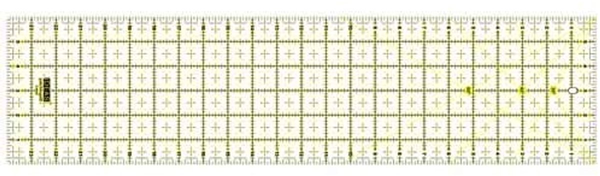 Omgoods - Patchwork Liniaal 6 x 24 Inch