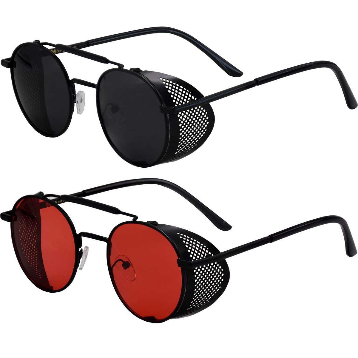 Omgoods - Retro Ronde Zonnebril met UV400 Bescherming