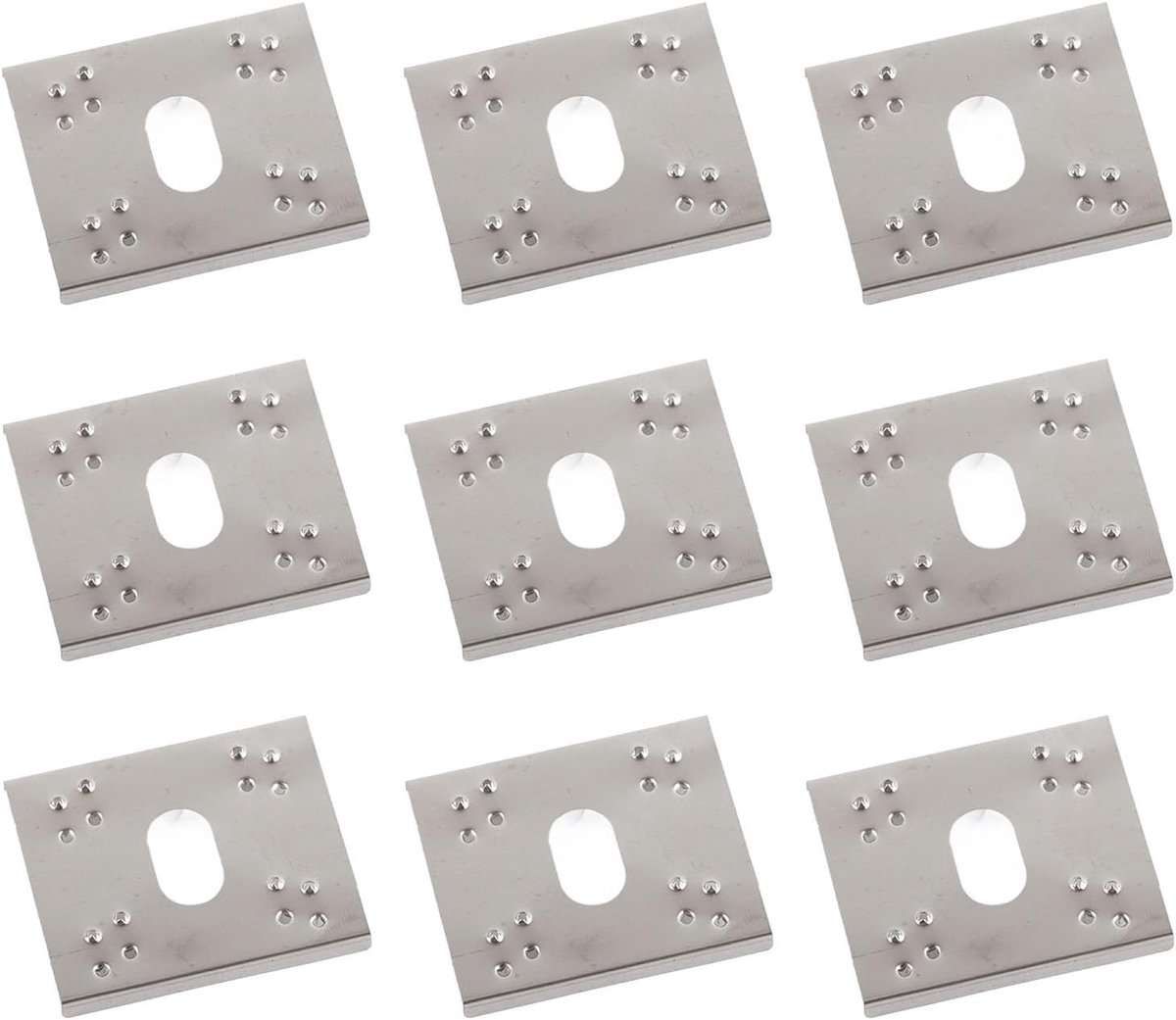 SnelShoppen - 100 Stuks RVS PV Aardings Wasmachine Bliksembeveiliging Dubbele Mandrel Pakking - Roestvrijstaal 304 - Voor Zonnepanelen en Elektrische
