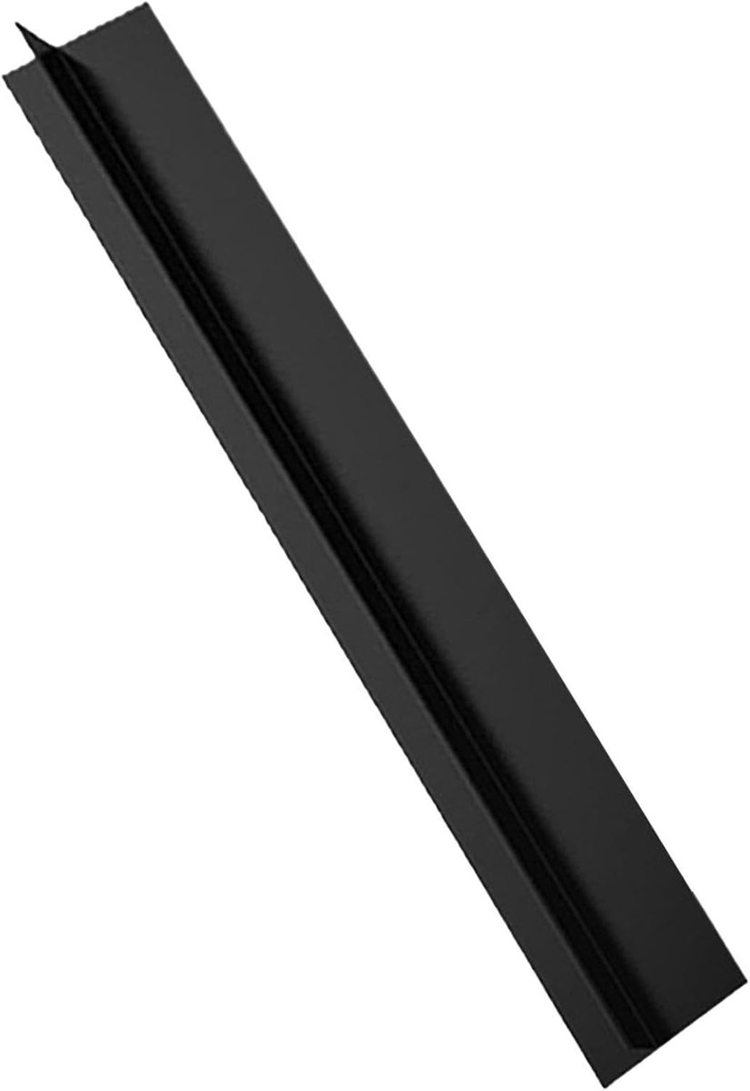 Fornuis Spleetafdekking - Aanrechtbeschermer Keukenstrip - Keuken Schoonhouden - Flexibele Hittebestendige Strip - 762 cm - Zwart