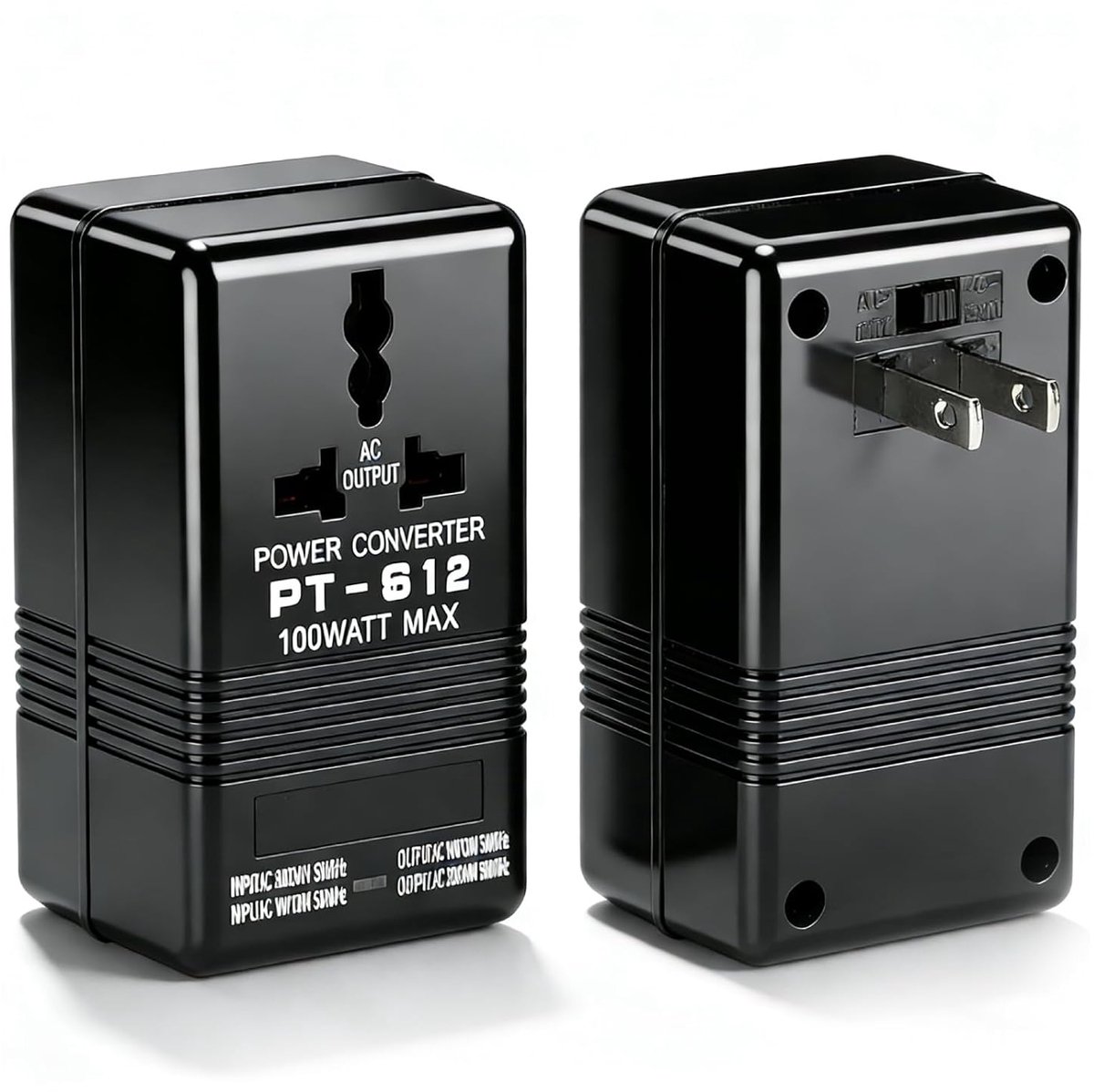 SnelShoppen - Power Converter Spanningsomvormer AC 100V-120V naar 220V-240V Step Up Buck Voedingsadapter Transformator 100W voor Thuis en Reizen