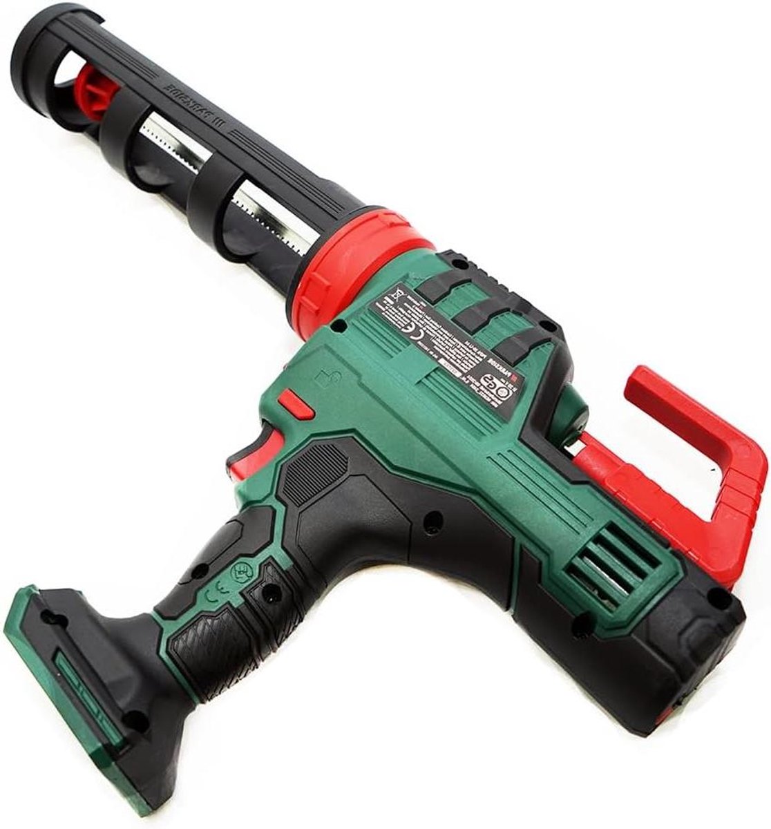 Accu kitpistool - Kitspuit Lijmpistool - Afdichten en lijmen - Automatische terugloop - 300 ml - Groen