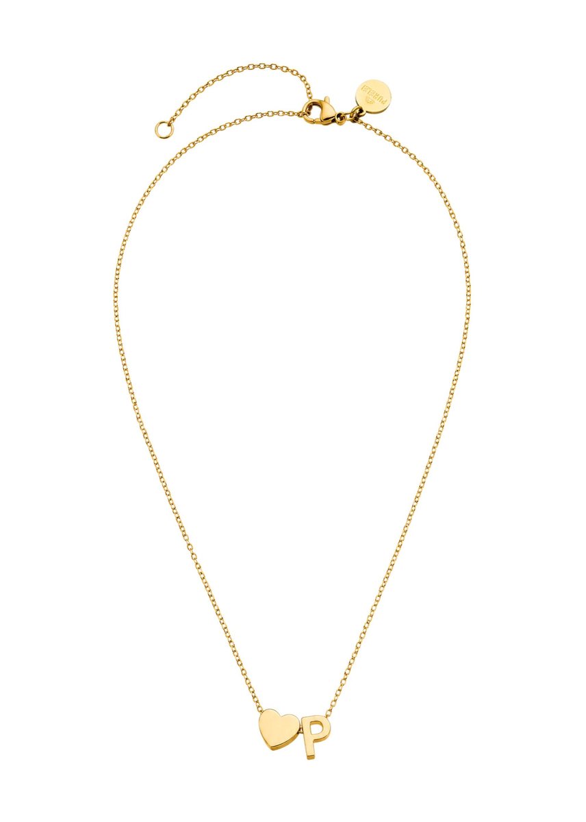 PURELEI Ketting Letter Heart P