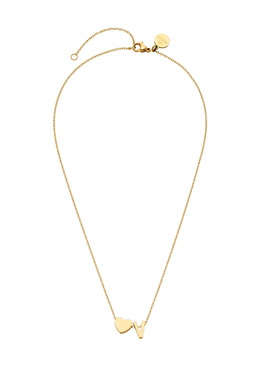 PURELEI Ketting Letter Heart V