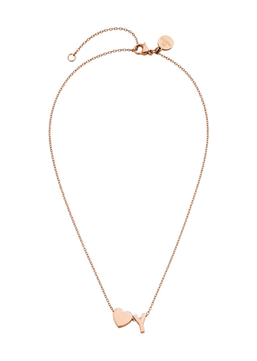 PURELEI Ketting Letter Heart Y