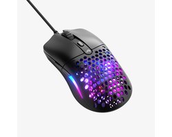 Glorious Model O Eternal - Gaming Muis - Bedraad - 12.000 DPI - 55 Gram - 2-Zone RGB-Licht - Zwart