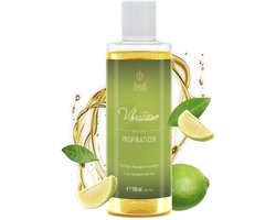 Vibratissimo 'Inspiration': massageolie, liefdesolie, lichaamsolie met een limoengeur, 100 ml