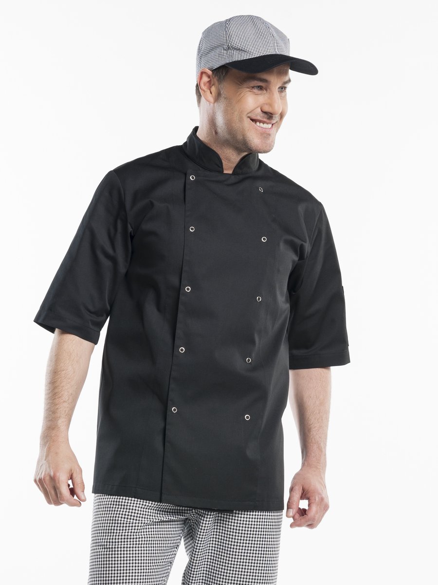 Chaud Devant Hilton Poco Short Sleeve Koksbuis-Zwart-4XL