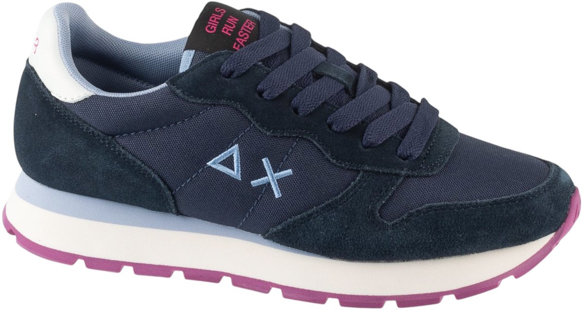 SUN68 Ally Solid, Vrouwen, Marineblauw, Sneakers, maat: 38